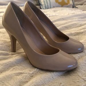 Nude Pumps Round Toe